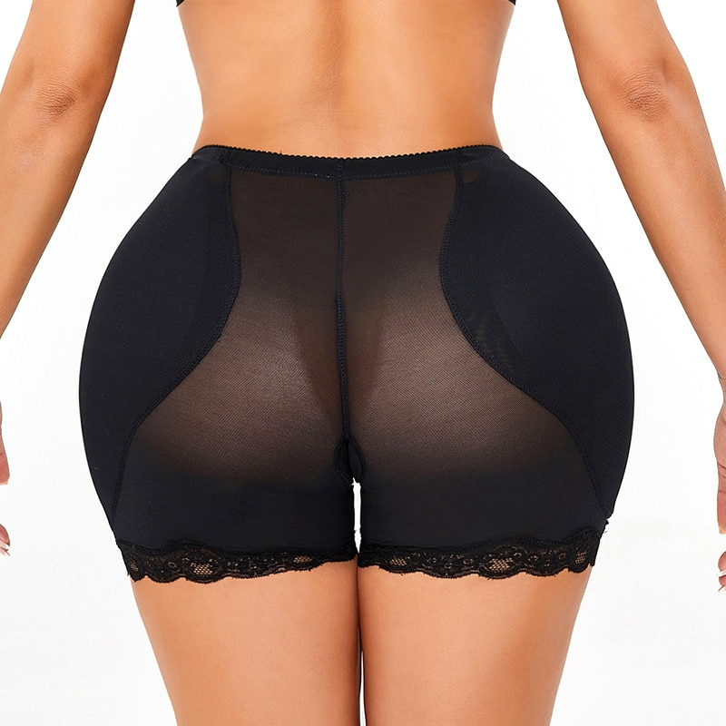 Plus Size Women Underwear Sponge Padded Bottom Shapers - WearAndLive