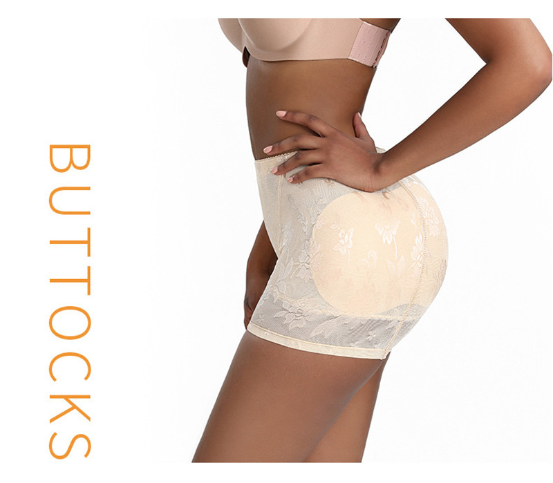  Hip Enhancer Butt Lifter Women Body Shaper Padded Panties Lace Push Up Bodysuit Shapers Tummy Control Panties Shapewear