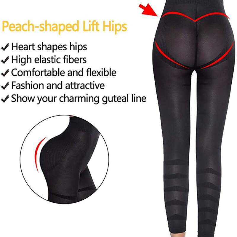 Leg Slimming Body Shaper Anti Cellulite Compression Leggings High Waist Tummy Control Panties Thigh Sculpting Slimmer Shapewear