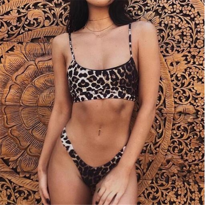 Sexy Printed Women Swimming Beach Bikini Suit